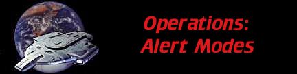 Operations: Alert Modes